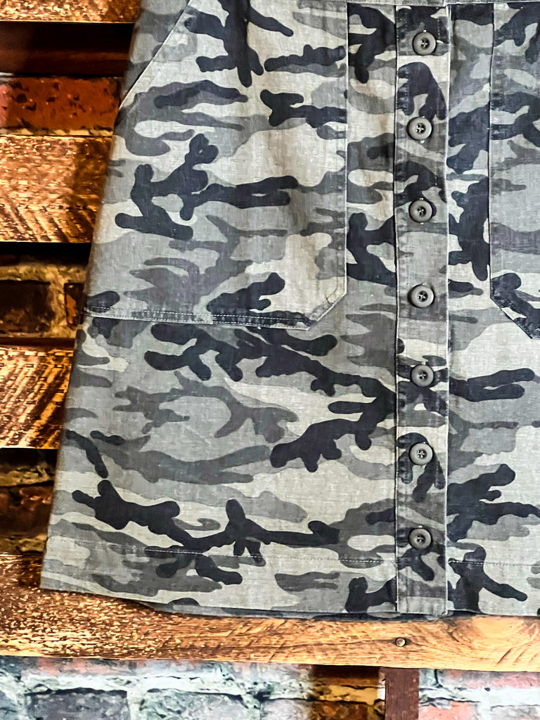 CAMO 100% COTTON SKIRT---------SALE