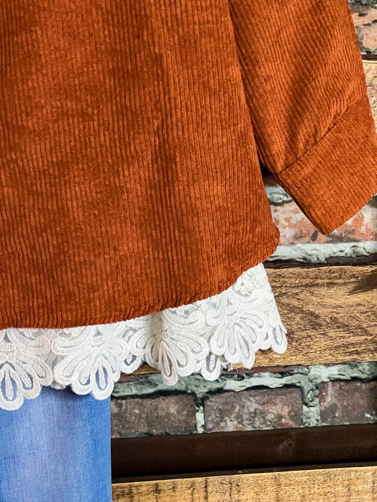 16-26 SIZE - VELVET & CORDUROY SHIRT-------SALE