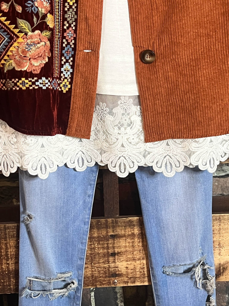 16-26 SIZE - VELVET & CORDUROY SHIRT-------SALE