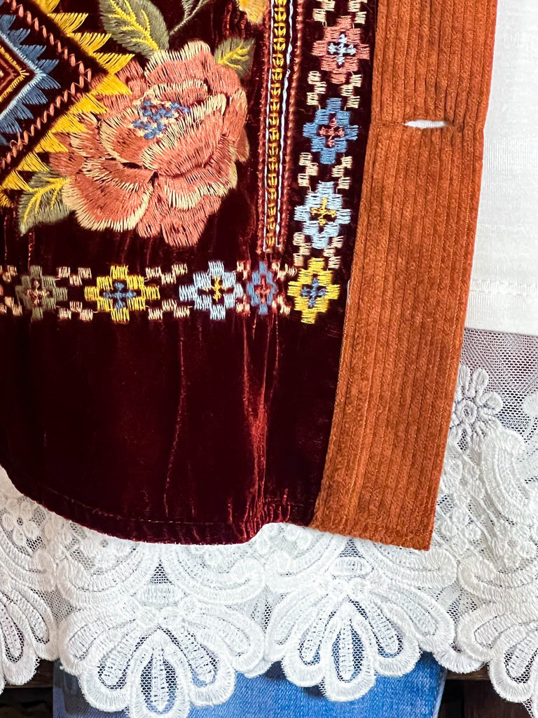 16-26 SIZE - VELVET & CORDUROY SHIRT-------SALE