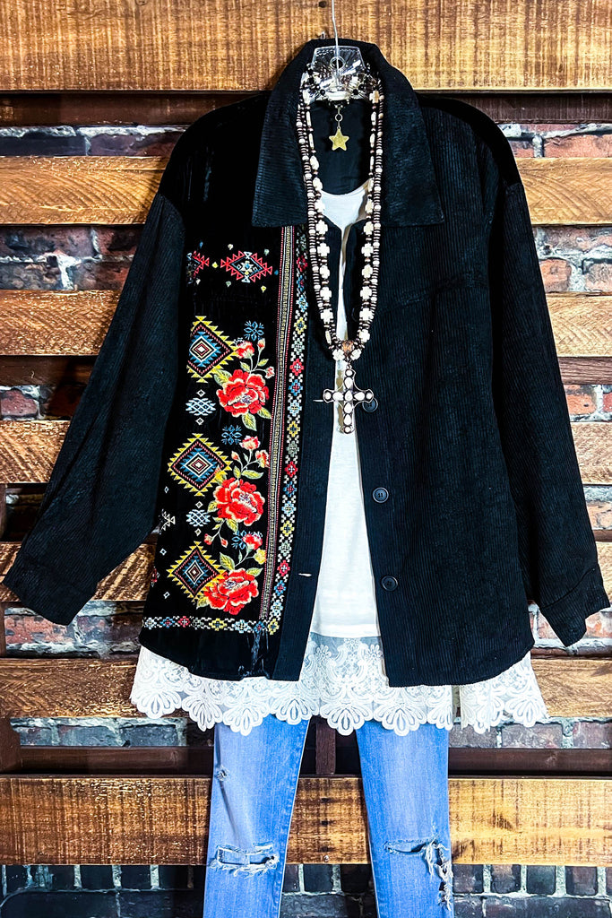 16-18 SIZE -VELVET & CORDUROY SHIRT-------SALE