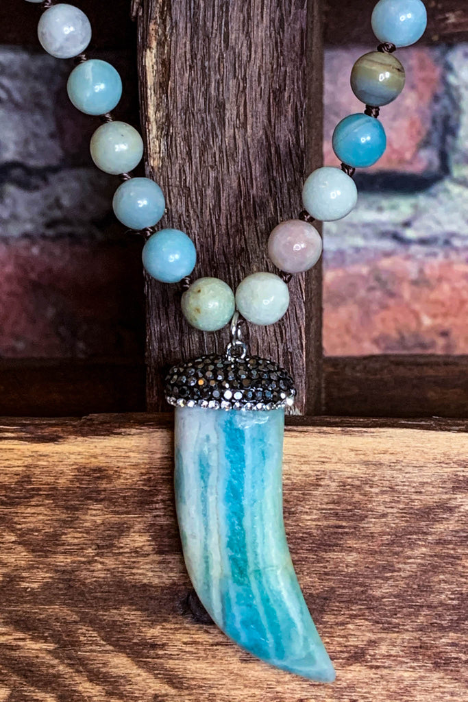 Boho Natural Stones Necklace-------Sale