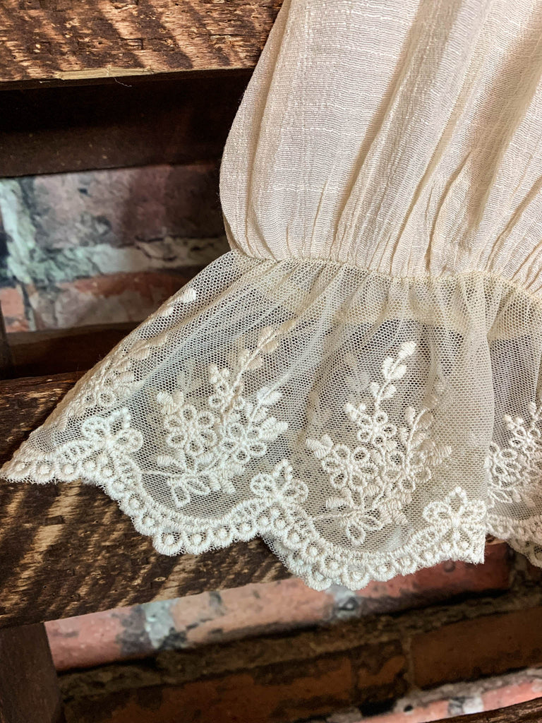 CITY OF LOVE BEIGE EMBELLISHED TUNIC