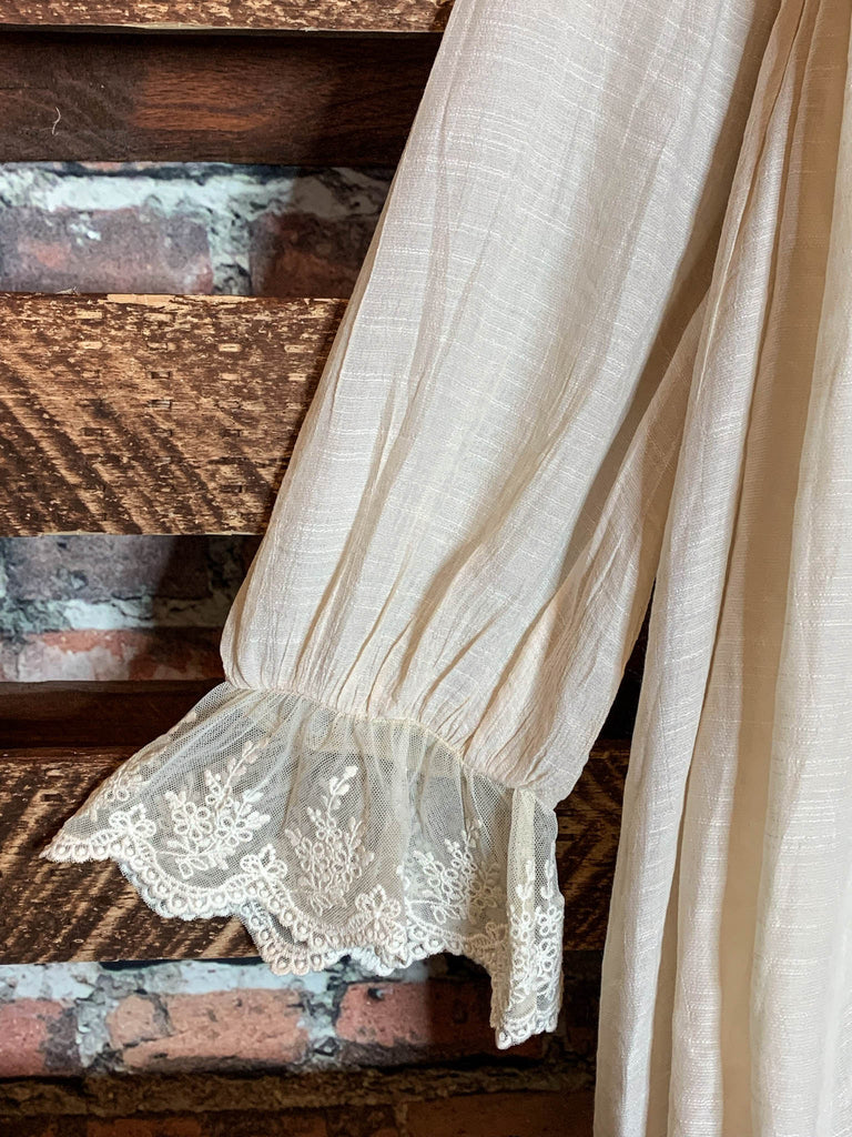 CITY OF LOVE BEIGE EMBELLISHED TUNIC