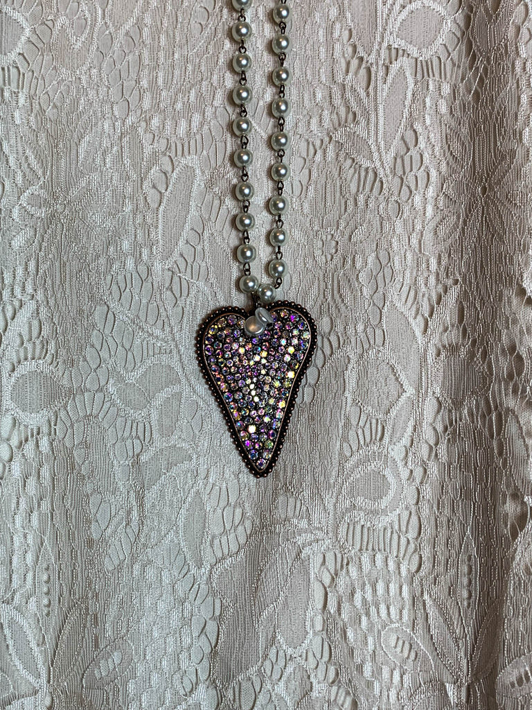 ABSOLUTELY UNFORGETTABLE FAB LACE TUNIC IN BEIGE & CRIMSON