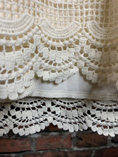 LACE DRESS IN BEIGE---------SALE