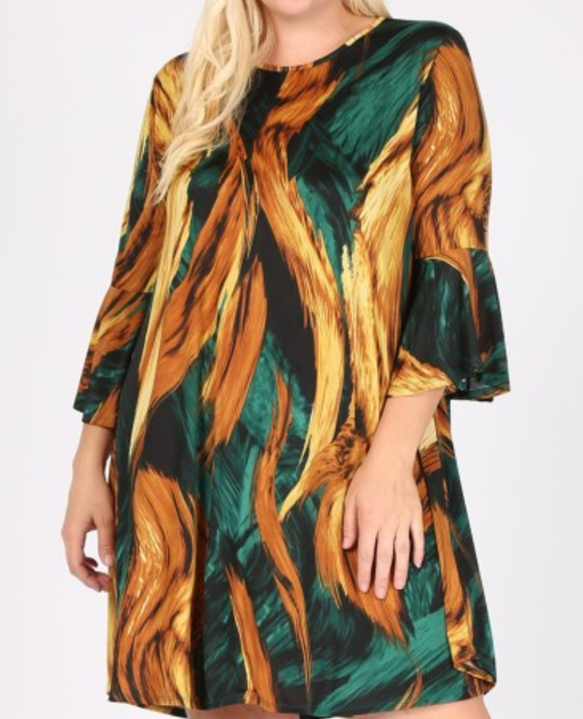 2X-3X-4X JERSEY COMFY TIMELESS DRESS------------SALE