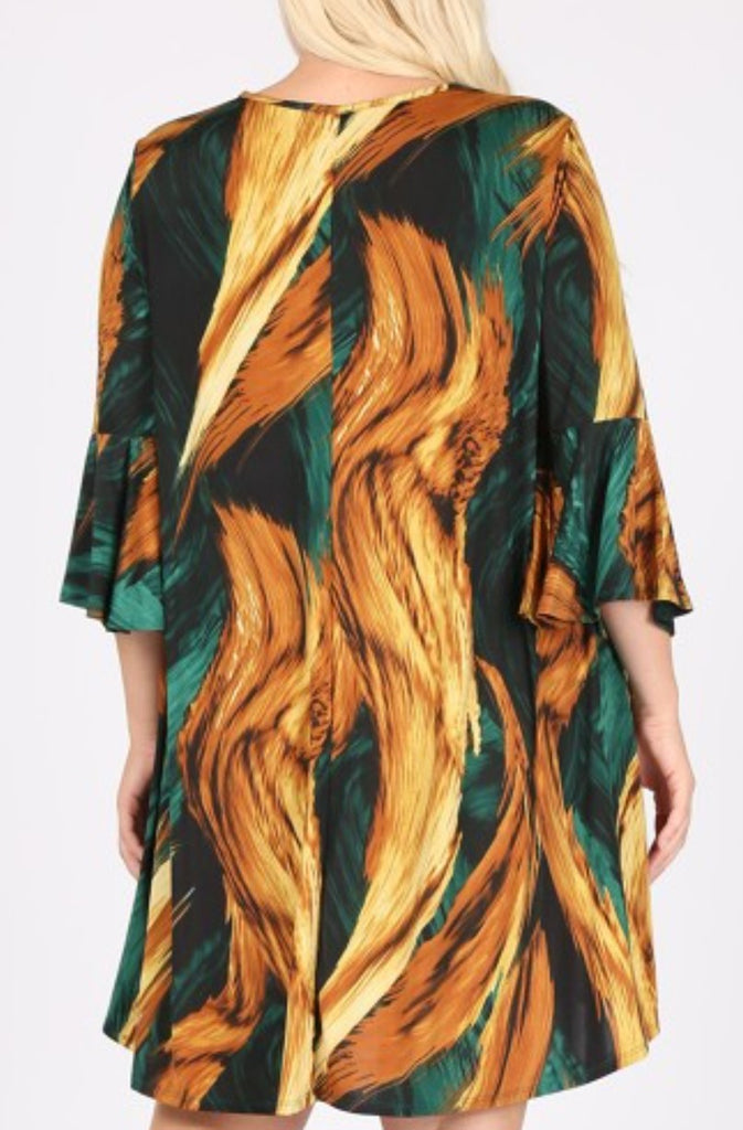 2X-3X-4X JERSEY COMFY TIMELESS DRESS------------SALE