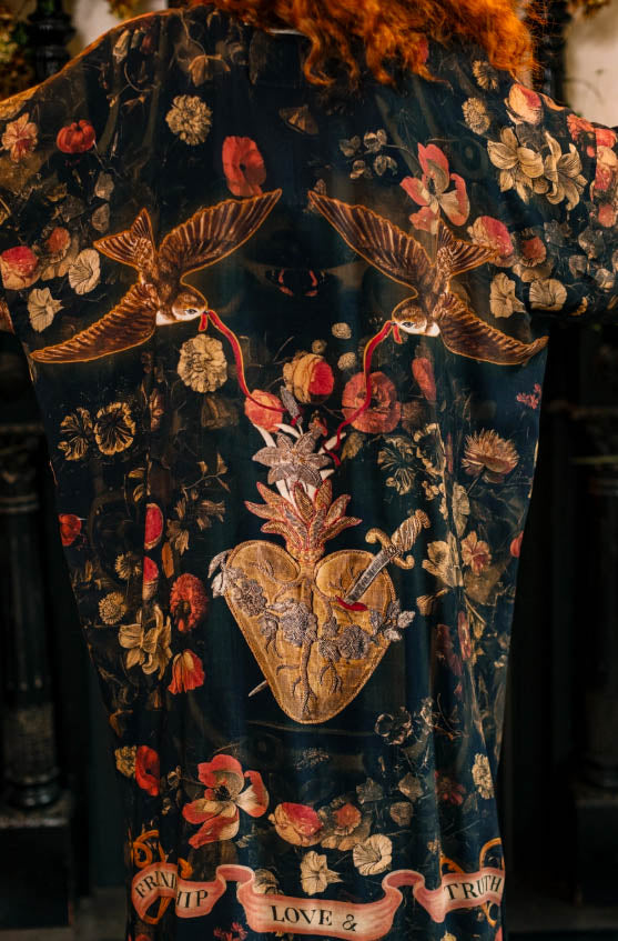 Fairytale Secret Heart Kimono Duster