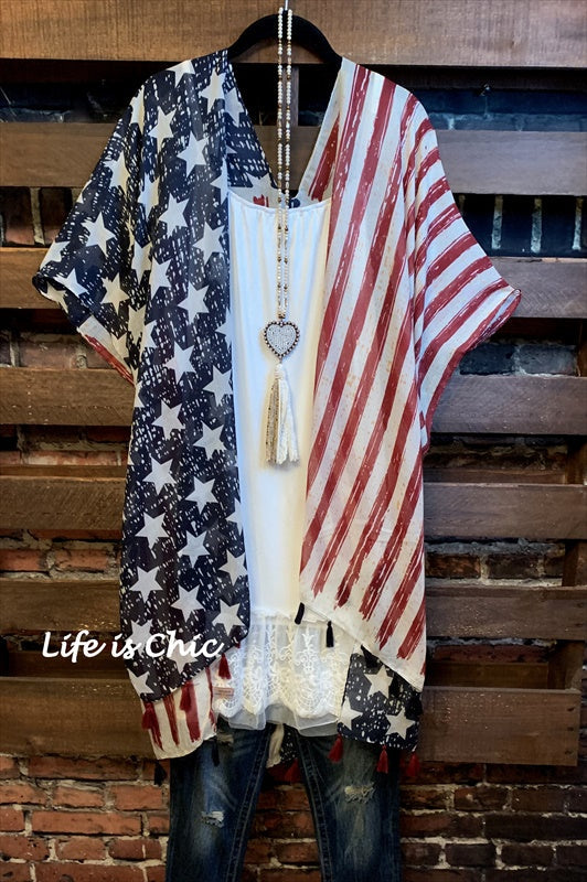STARS AND STRIPES KIMONO