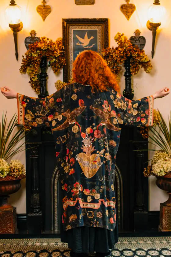 Fairytale Secret Heart Kimono Duster
