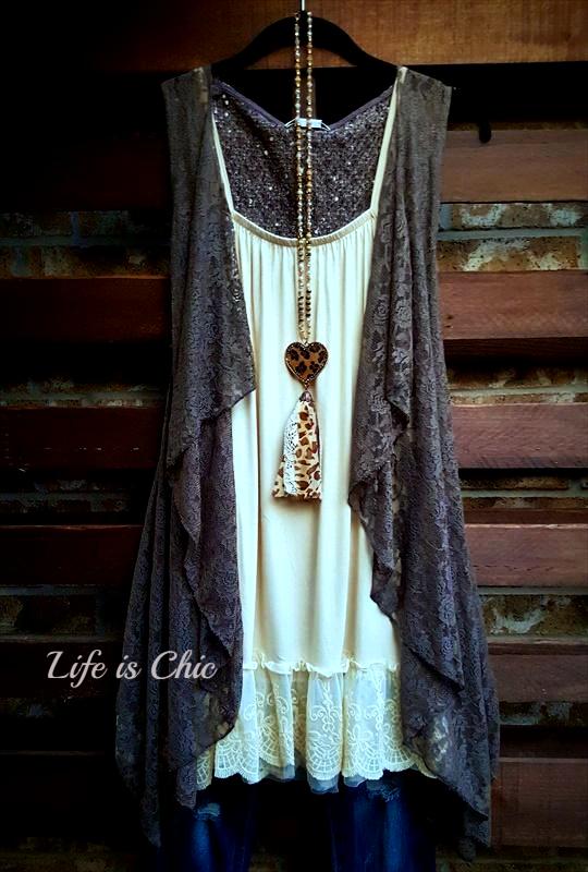 SO THIS IS LOVE LACE SLIP DRESS EXTENDER IN CREAM [product vendor] - Life is Chic Boutique