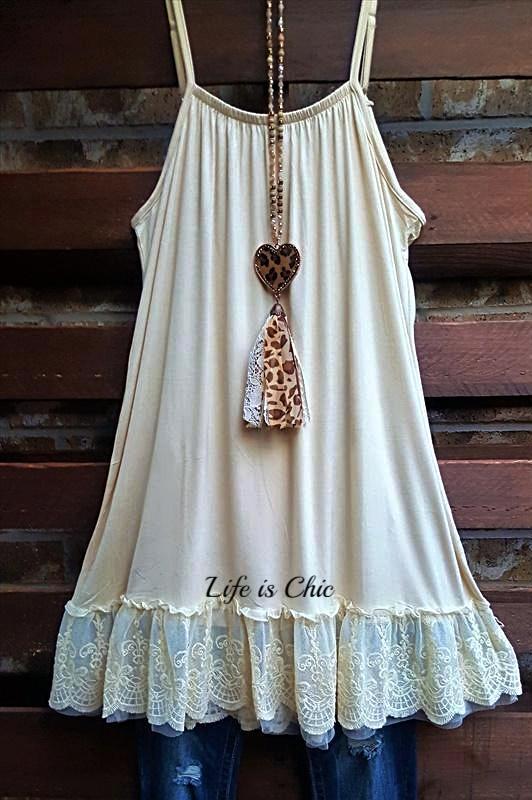 SO THIS IS LOVE LACE SLIP DRESS EXTENDER IN CREAM [product vendor] - Life is Chic Boutique