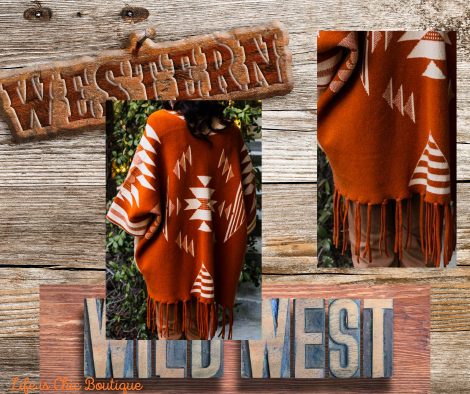 SOUTHERN COUNTRY SPIRIT JACKET CARDIGAN IN RUST