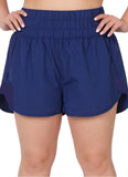 Pretty Comfy Light Navy Plus Size Women's Shorts