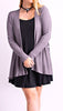 14-24 SIZE - FAB CARDIGAN LIGHTWEITHT GRAY LACE STYLISH  ---------SALE