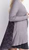 14-24 SIZE - FAB CARDIGAN LIGHTWEITHT GRAY LACE STYLISH  ---------SALE
