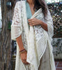 THE SOUNDS OF LOVE CROCHET LACE KIMONO IN IVORY -----------SALE