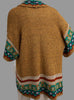 CANYON SOUL CARDIGAN SWEATER KIMONO IN MUSTARD MULTI-COLOR