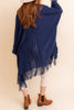 ENJOY THE JOURNEY BOHO KIMONO IN NAVY