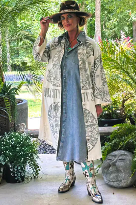 Arrows Flying High Jacket Duster - 100% Cotton - Made in USA