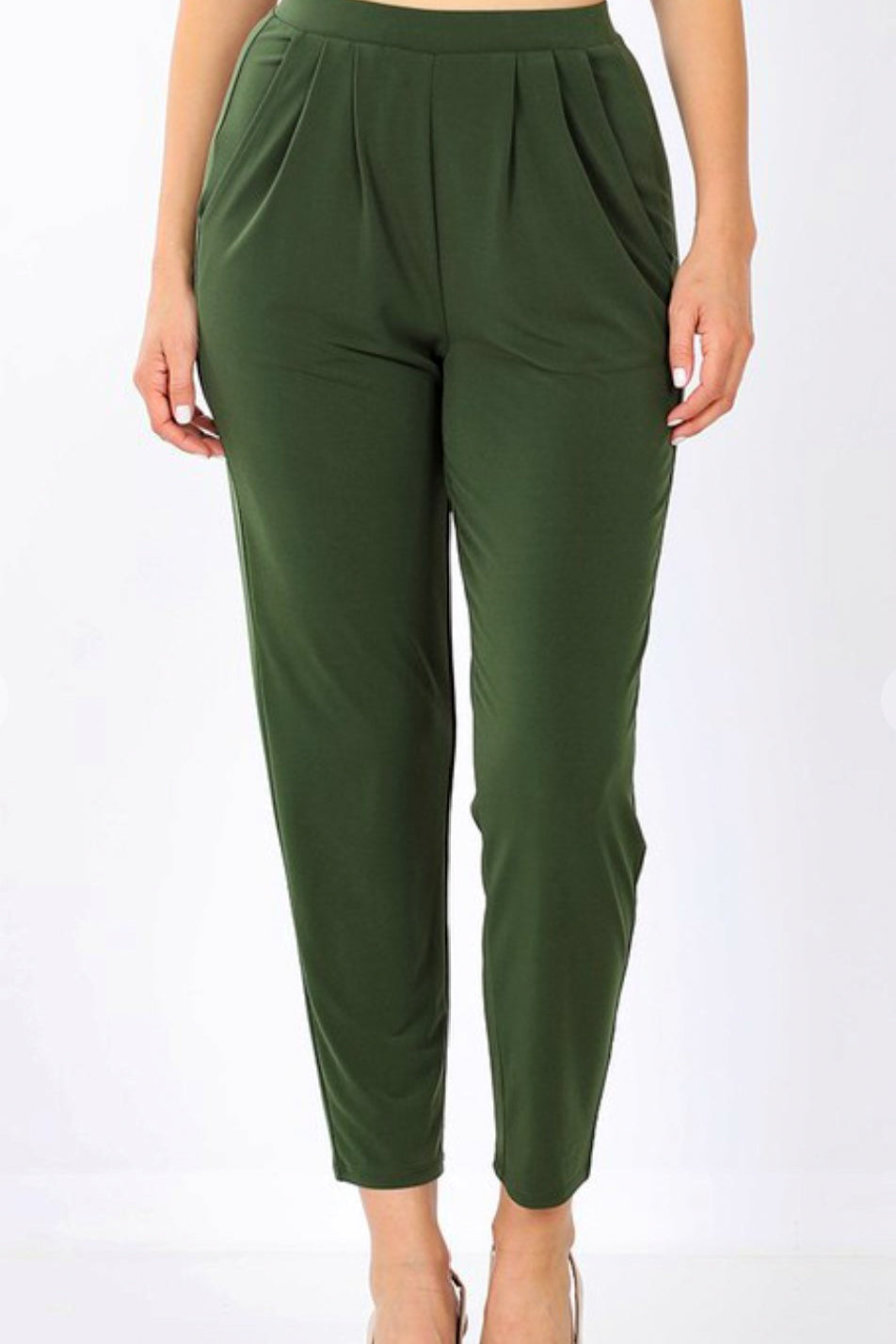 PERFECT COMFY PANTS IN OLIVE