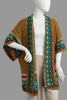 CANYON SOUL CARDIGAN SWEATER KIMONO IN MUSTARD MULTI-COLOR