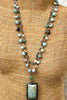 Rustic Natural Stone Amazonite Positive Energy Necklace