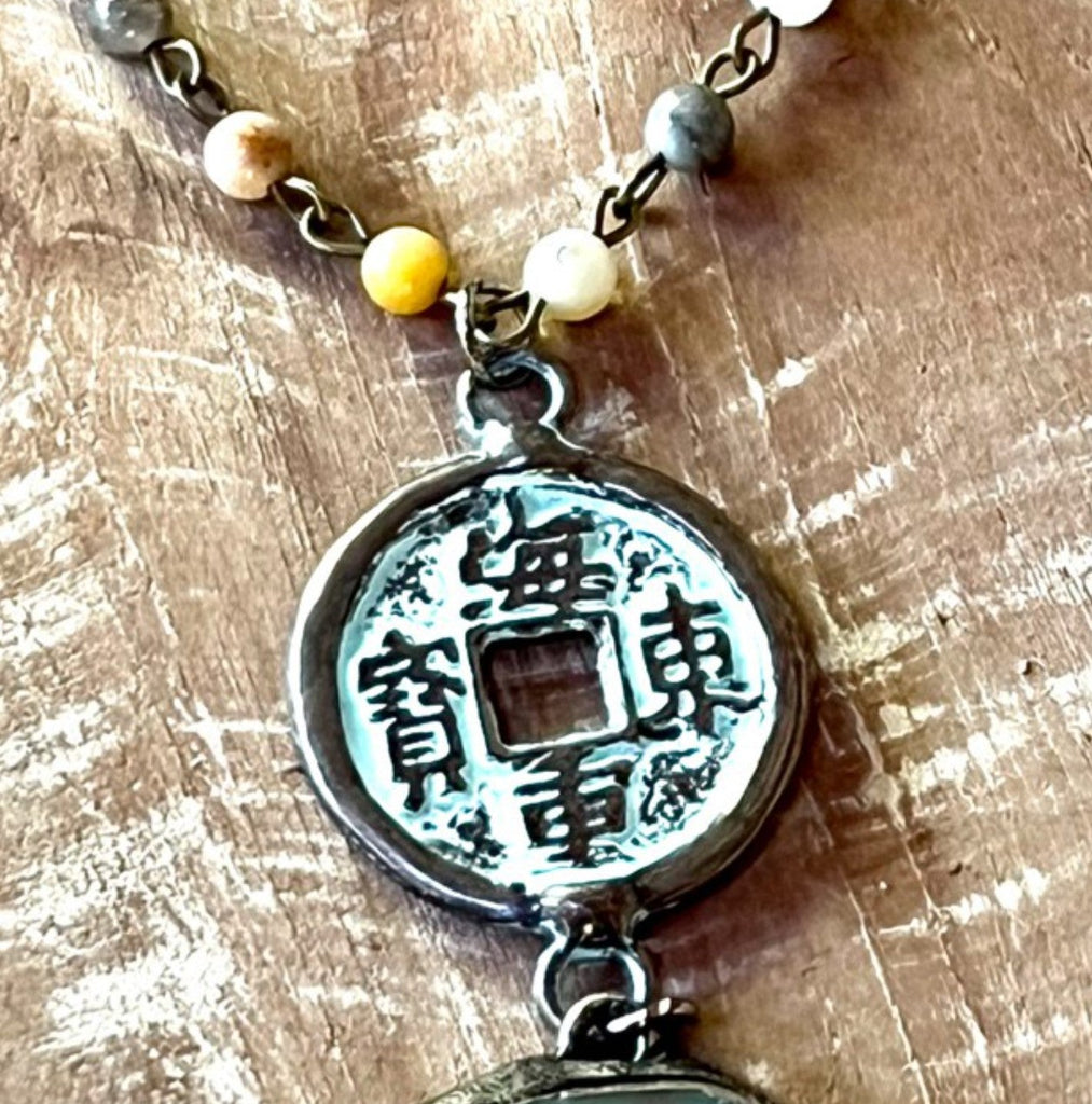 Timeless Treasures Amazonite Stone Necklace