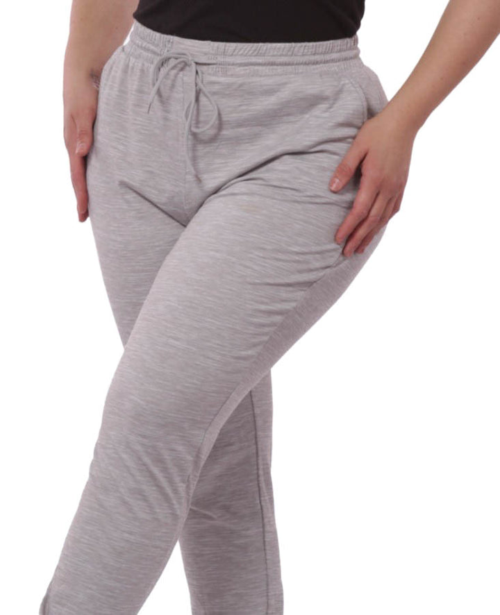 Comfy Fleece High Waist Jogger Sweatpants Pockets in Gray-------SALE