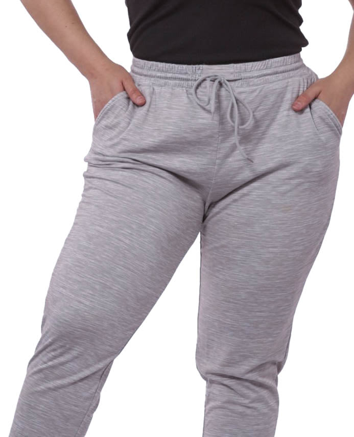 Comfy Fleece High Waist Jogger Sweatpants Pockets in Gray-------SALE