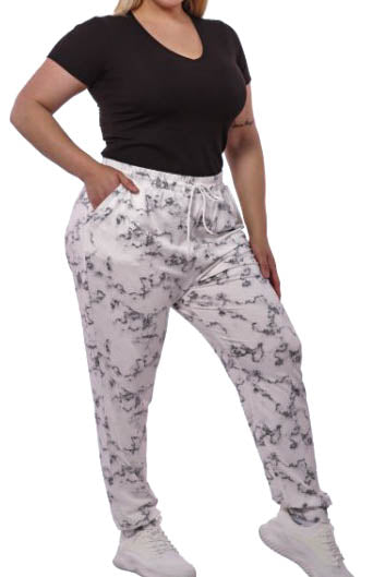 1X-2X-3X - ULTRASOFT THIN LIGHTWEIGHT JOGGER SWEATPANTS IN IVORY --------- SALE