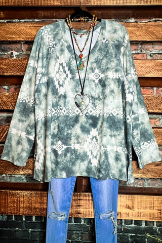 A FABULOUS HEART LACE SAGE DUSTER CARDIGAN KIMONO