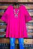 14-16 Size - Love's High Hopes Lace Pink Tunic------Sale