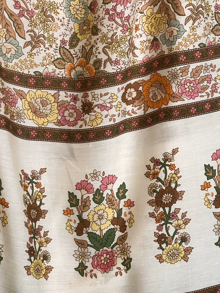 14-18 Size - Bohemian Tunic in Natural & Multi-------Sale