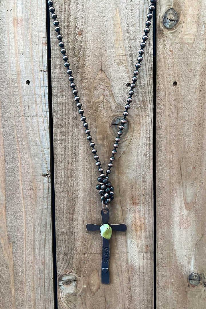 Faith Boho- Rustic Cross Necklace