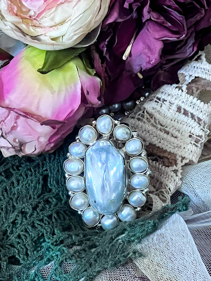 Pearls Are Always Appropriate Baroque Pearl Handmade Ring