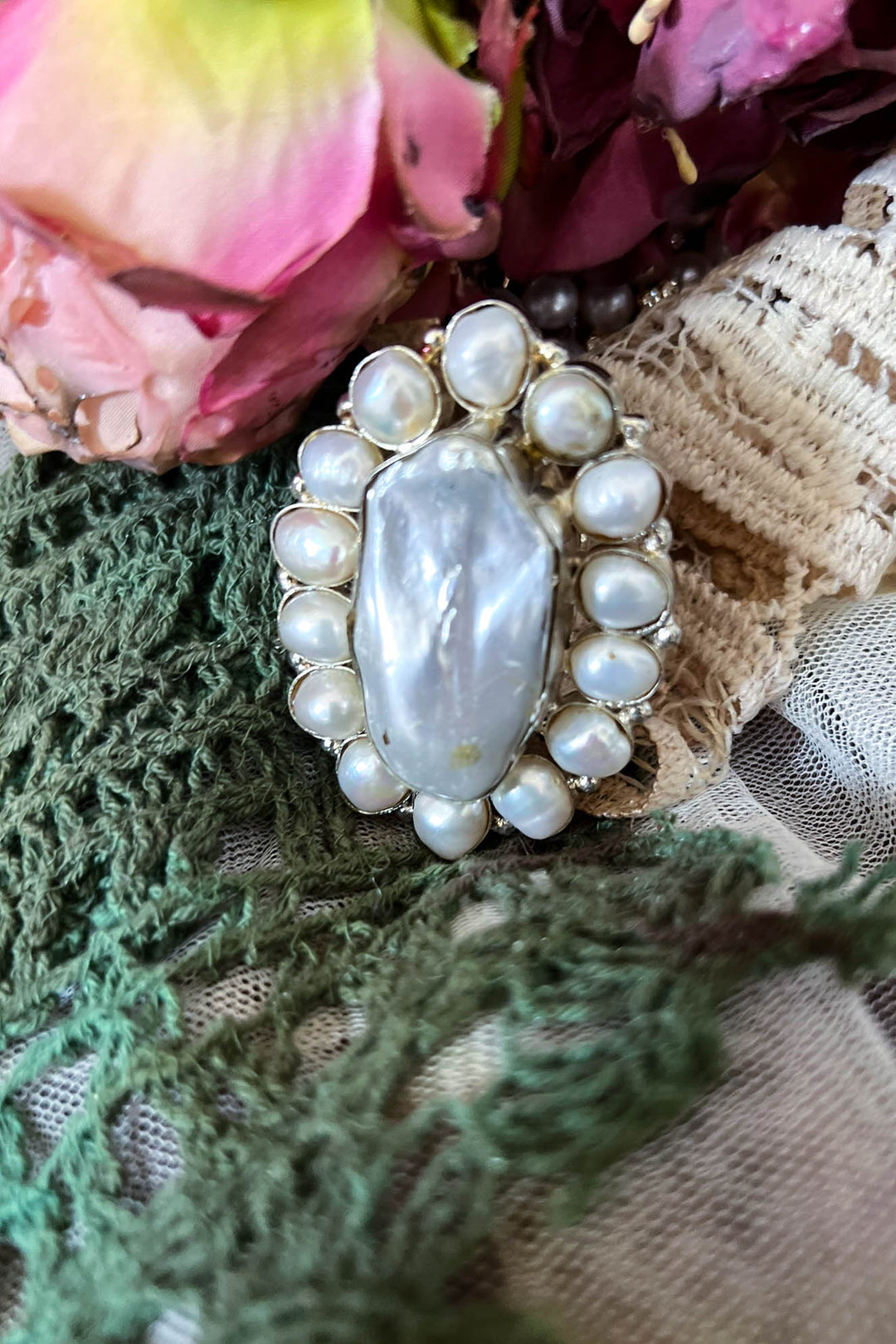 Pearls Are Always Appropriate Baroque Pearl Handmade Ring