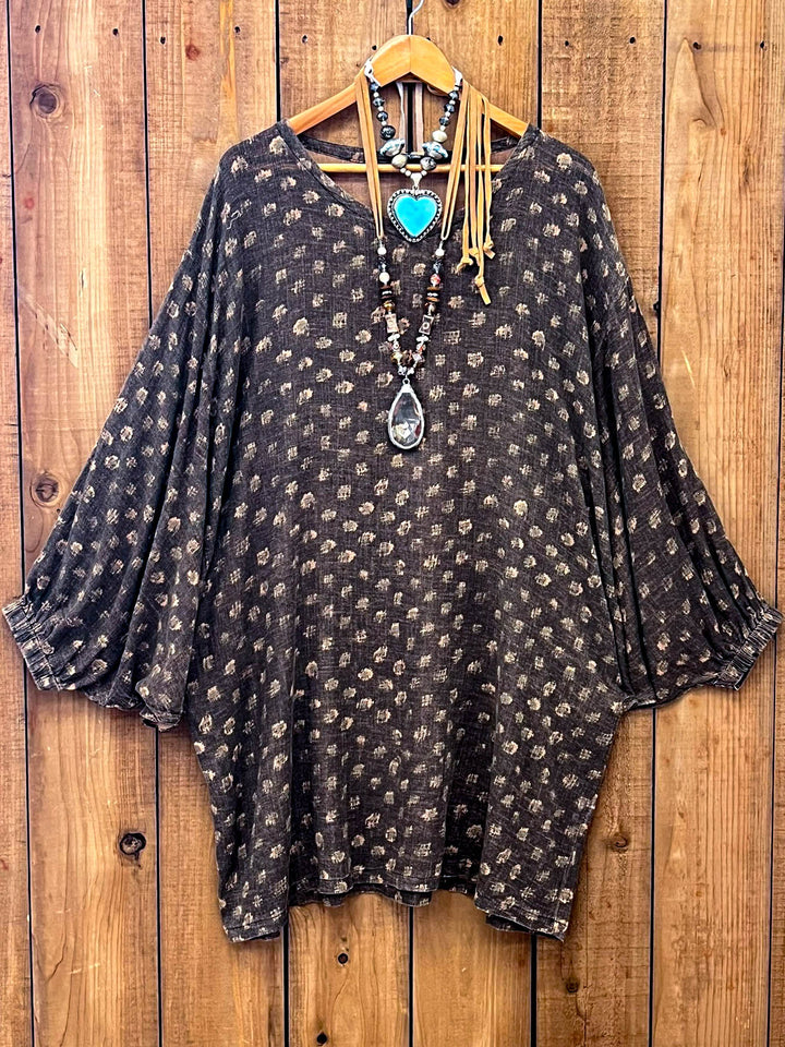 The Rocky Mountains Easy LookTunic - 100% Cotton - Made in USA
