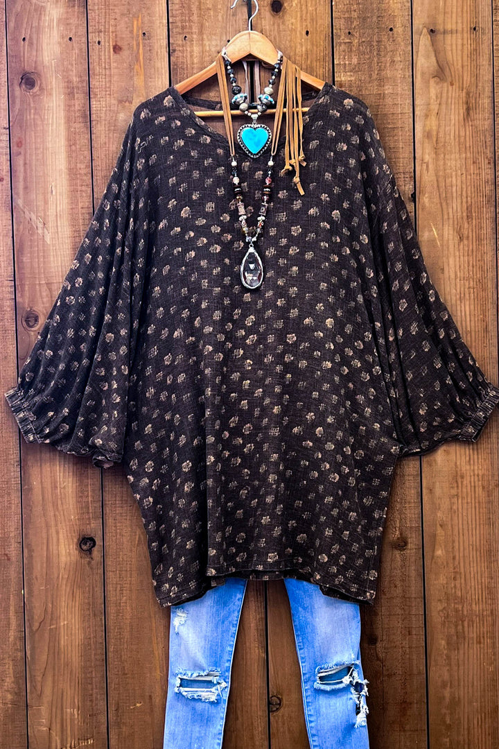 The Rocky Mountains Easy LookTunic - 100% Cotton - Made in USA