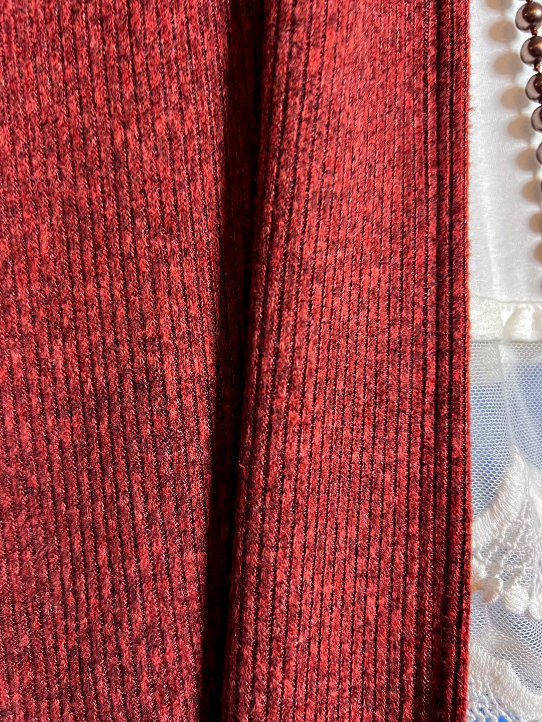 16-18 SIZE - ALL FOR THE BEST COZY COMFY MAXI CARDIGAN IN RUST----------SALE