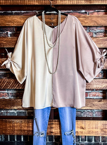 JUST RELAX COMFY WEEKENDER OVERSIZED TUNIC IN MAUVE-------------SALE