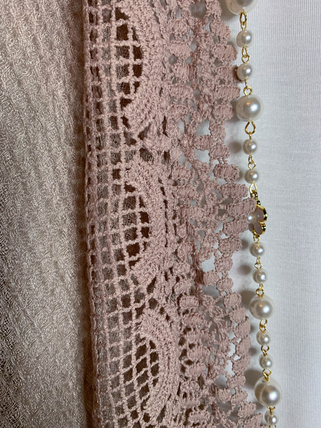 MATTERS OF THE HEART LACE CARDIGAN KIMONO DUSTY MOCHA