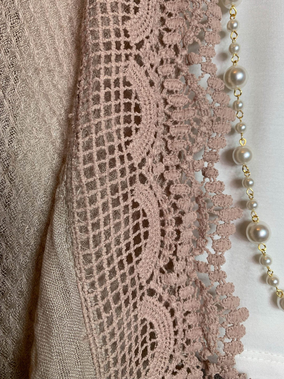 MATTERS OF THE HEART LACE CARDIGAN KIMONO DUSTY MOCHA