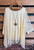 Confident Glamour Tunic Beige Timeless & Fabulous