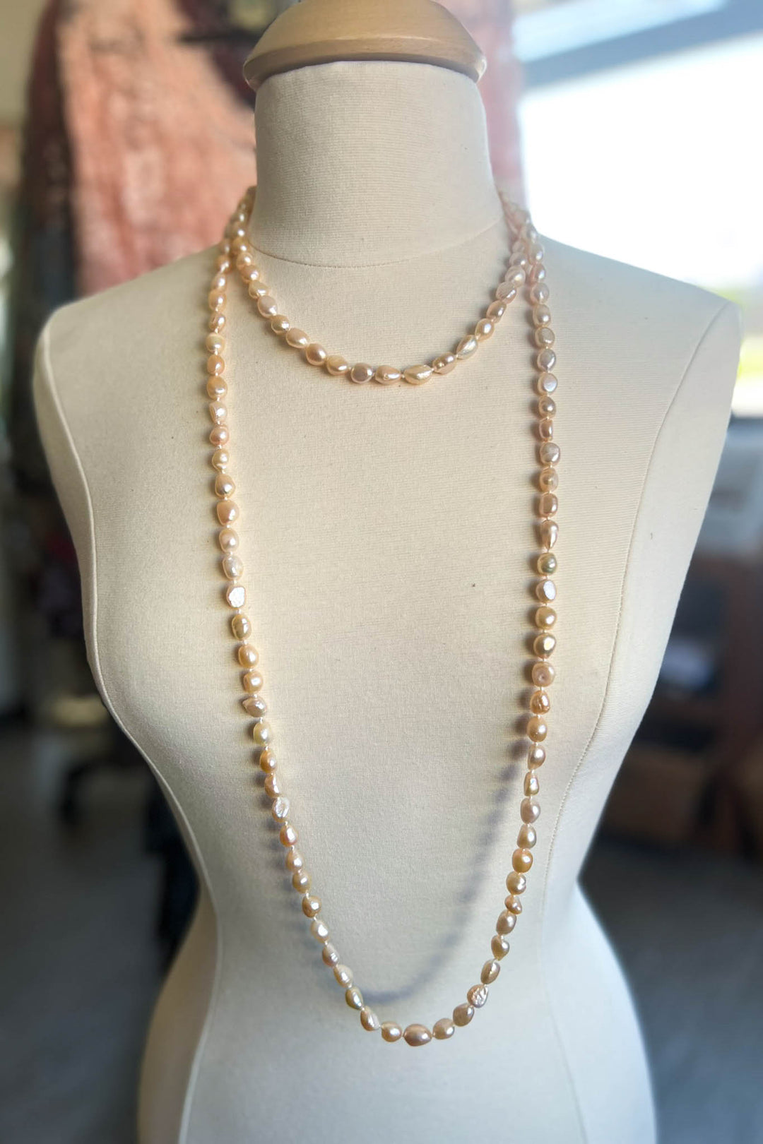 Forever Timeless Classic Natural Freshwater Pearls Necklace - Baroque Shaped Pearls