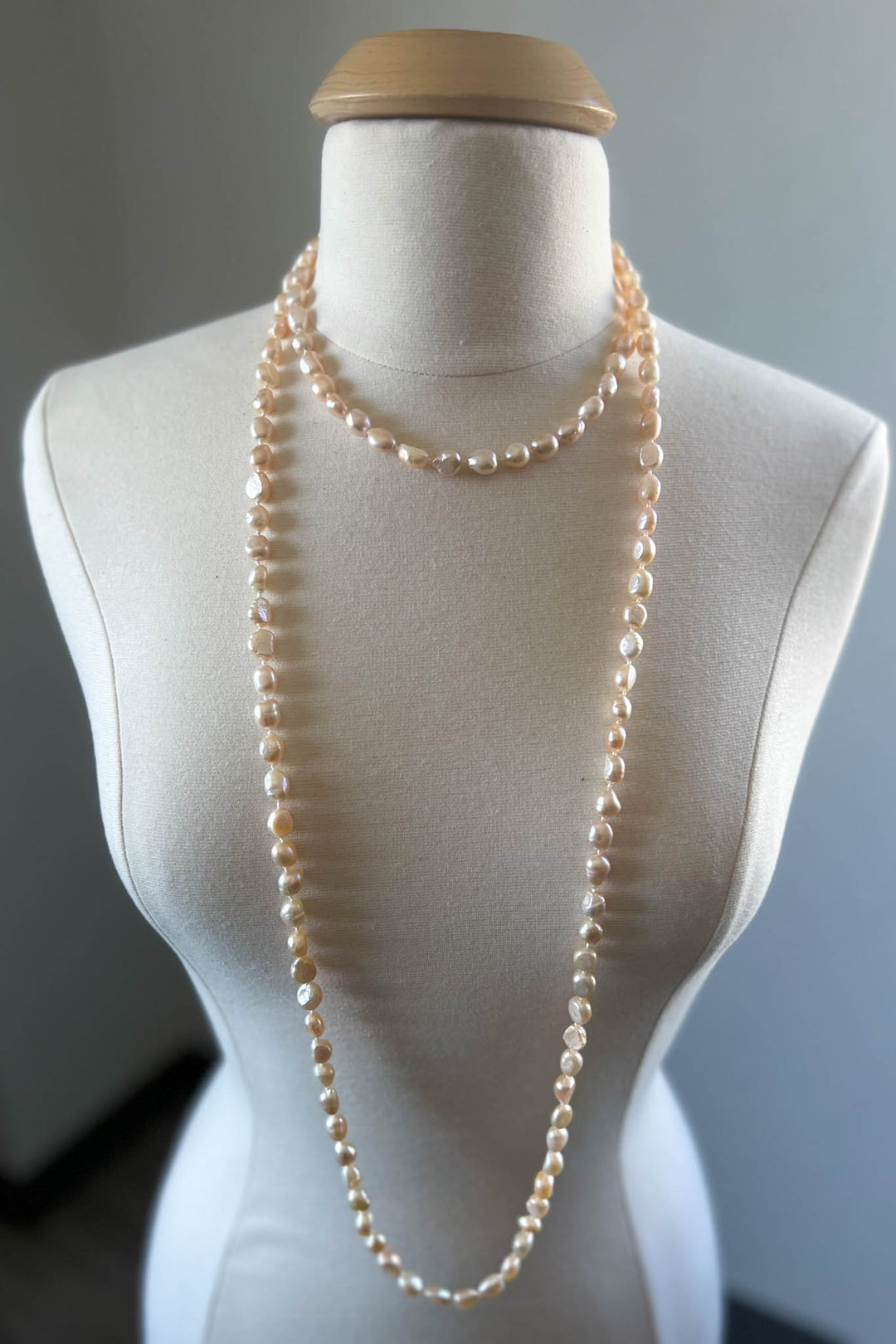 Forever Timeless Classic Natural Freshwater Pearls Necklace - Baroque Shaped Pearls