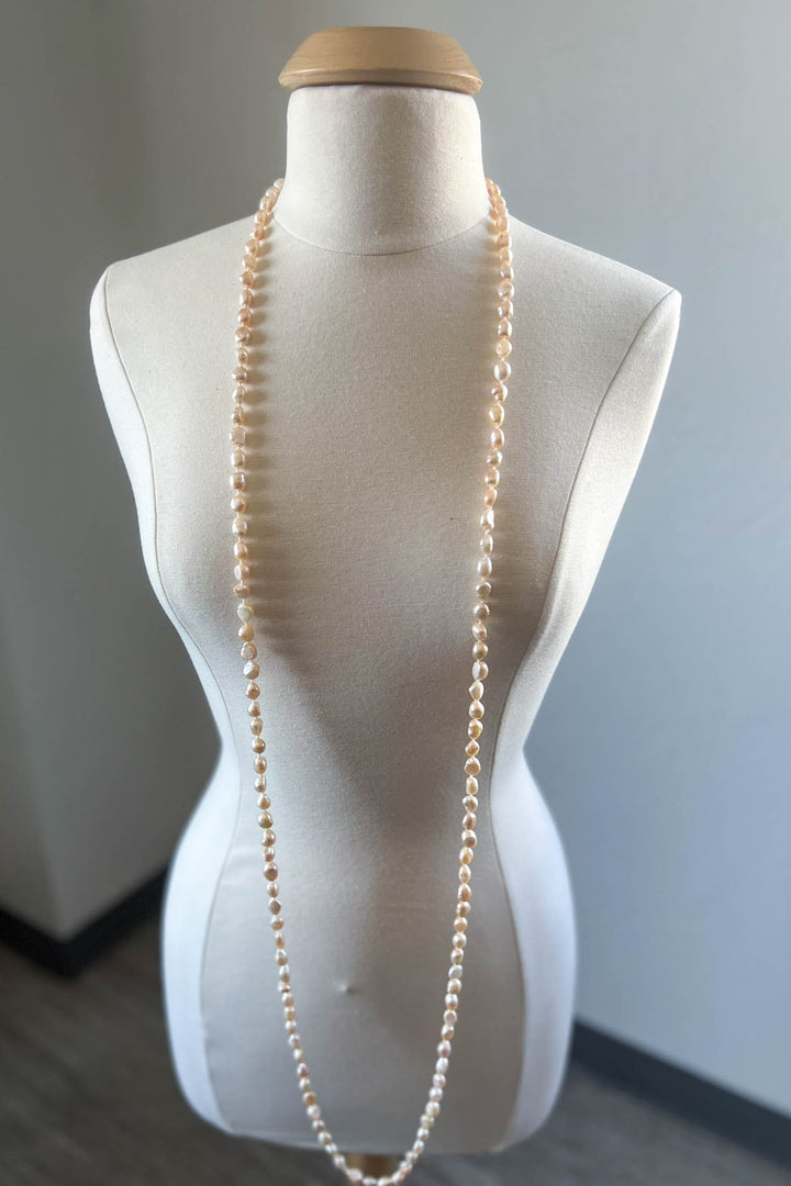 Forever Timeless Classic Natural Freshwater Pearls Necklace - Baroque Shaped Pearls