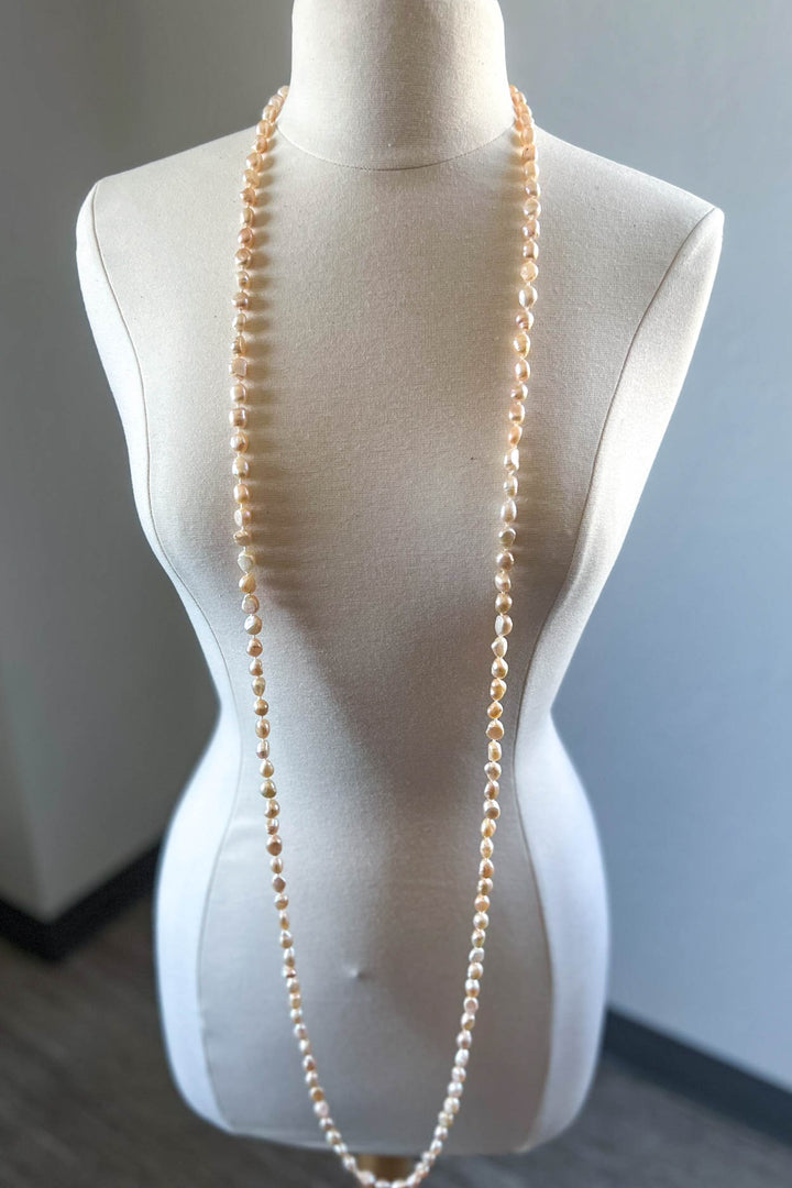 Forever Timeless Classic Natural Freshwater Pearls Necklace - Baroque Shaped Pearls
