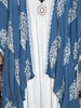 BLUE MOON BOHO PARADISE EMBROIDERED KIMONO PACIFIC BLUE
